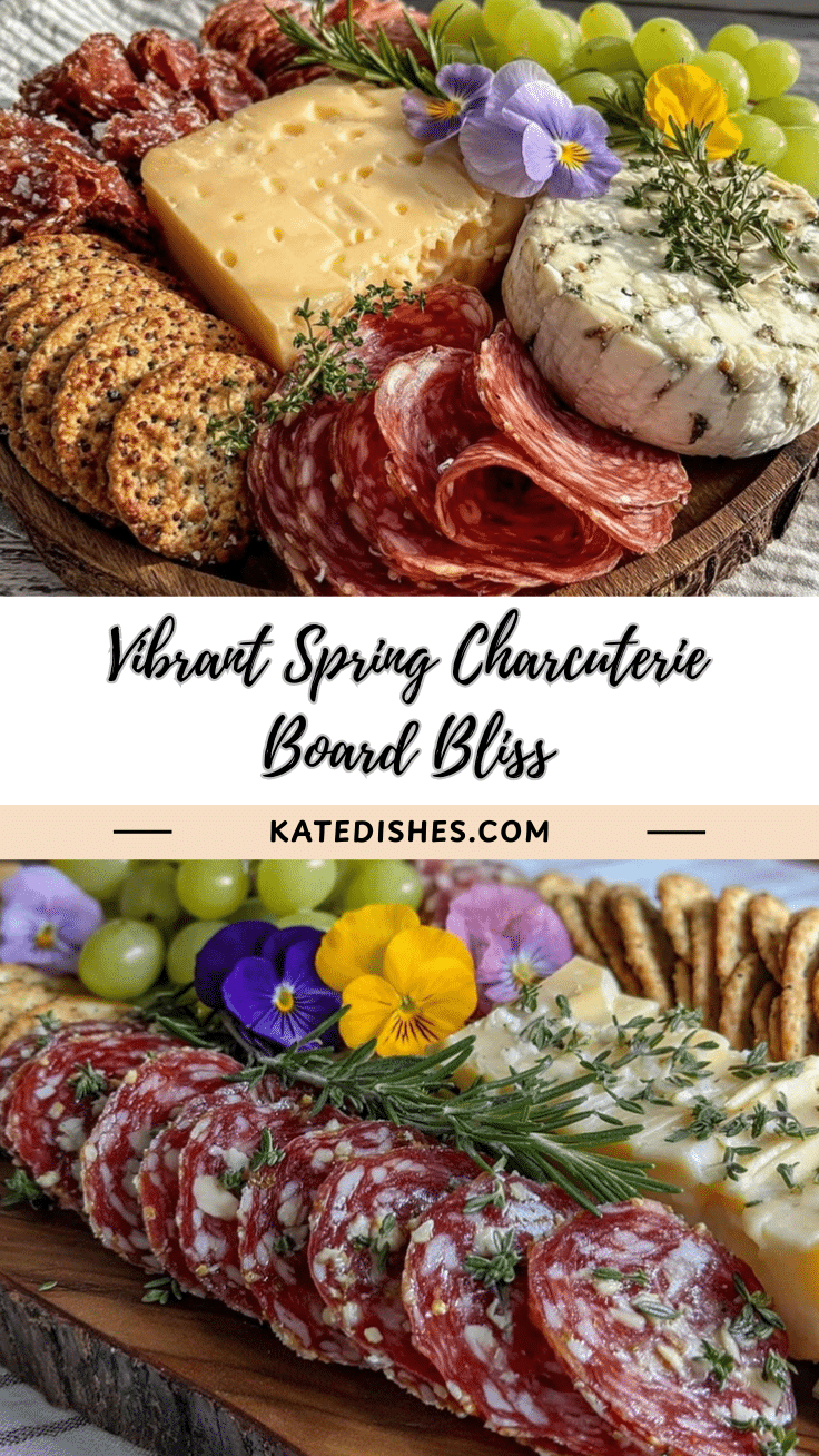 fresh spring charcuterie board recipe