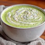 fresh spring pea and mint soup - featured image
