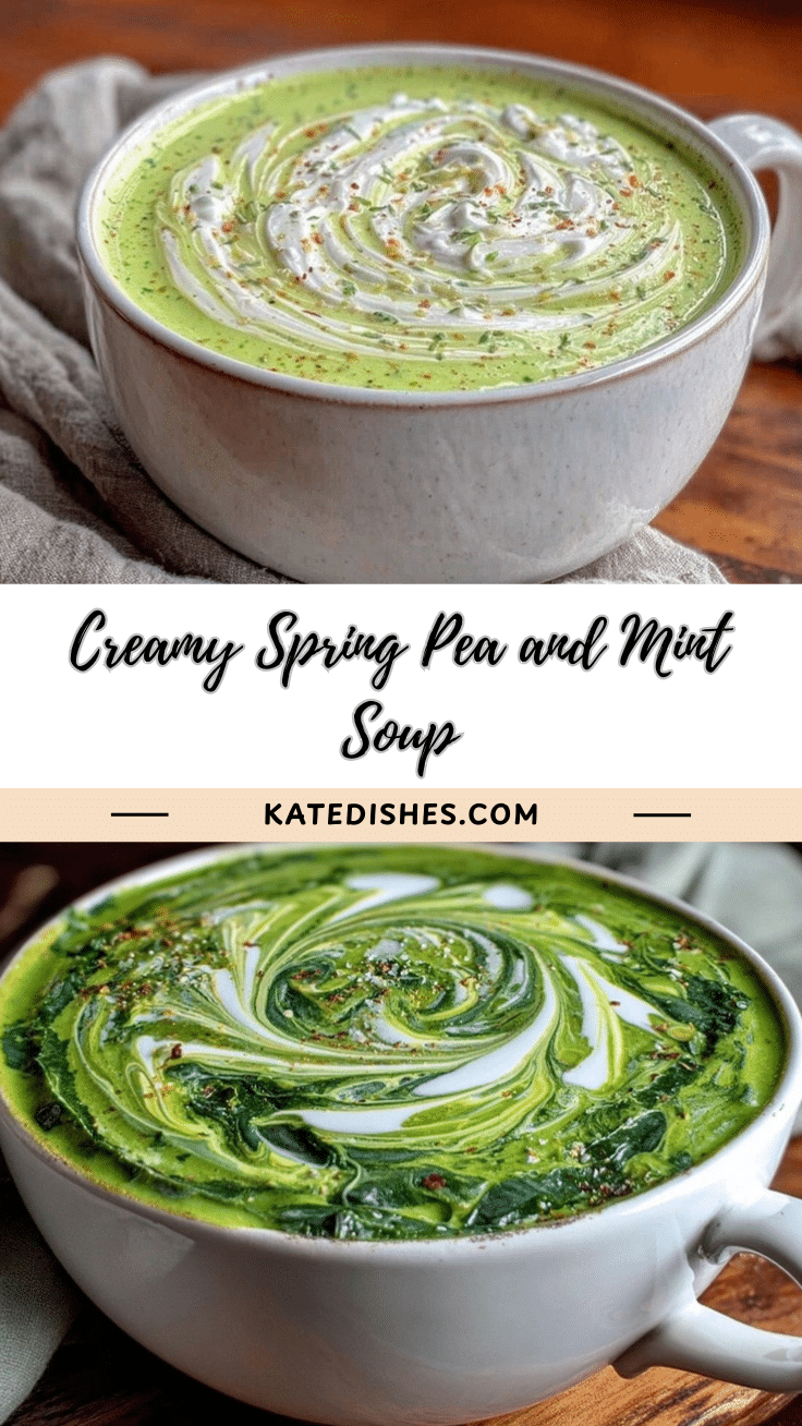 fresh spring pea and mint soup recipe