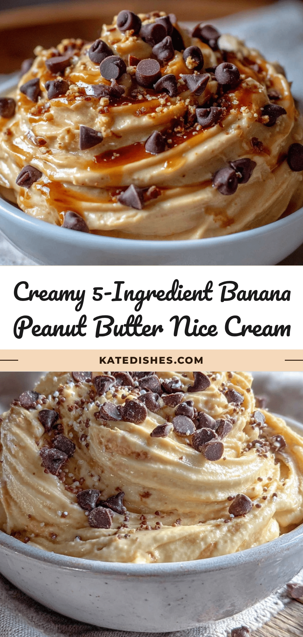 frozen banana peanut butter nice cream recipe