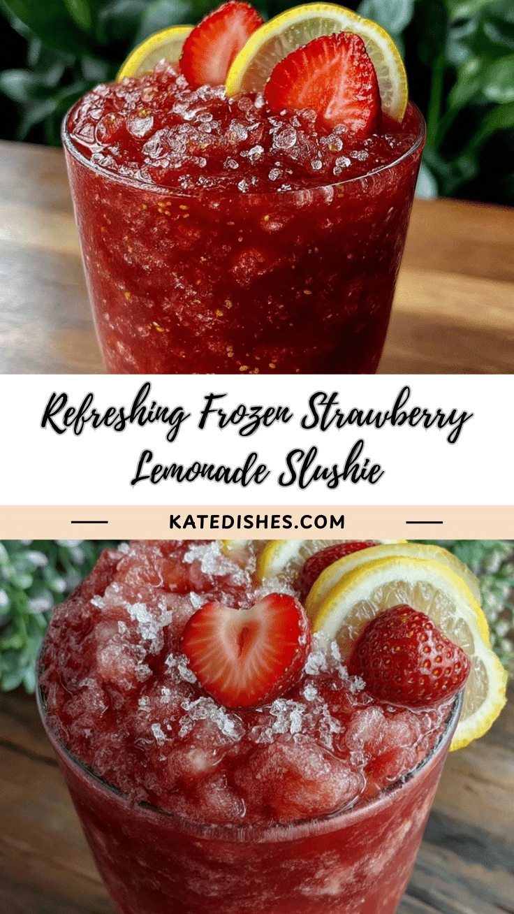 frozen strawberry lemonade slushie recipe recipe