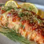 garlic butter salmon - featured image