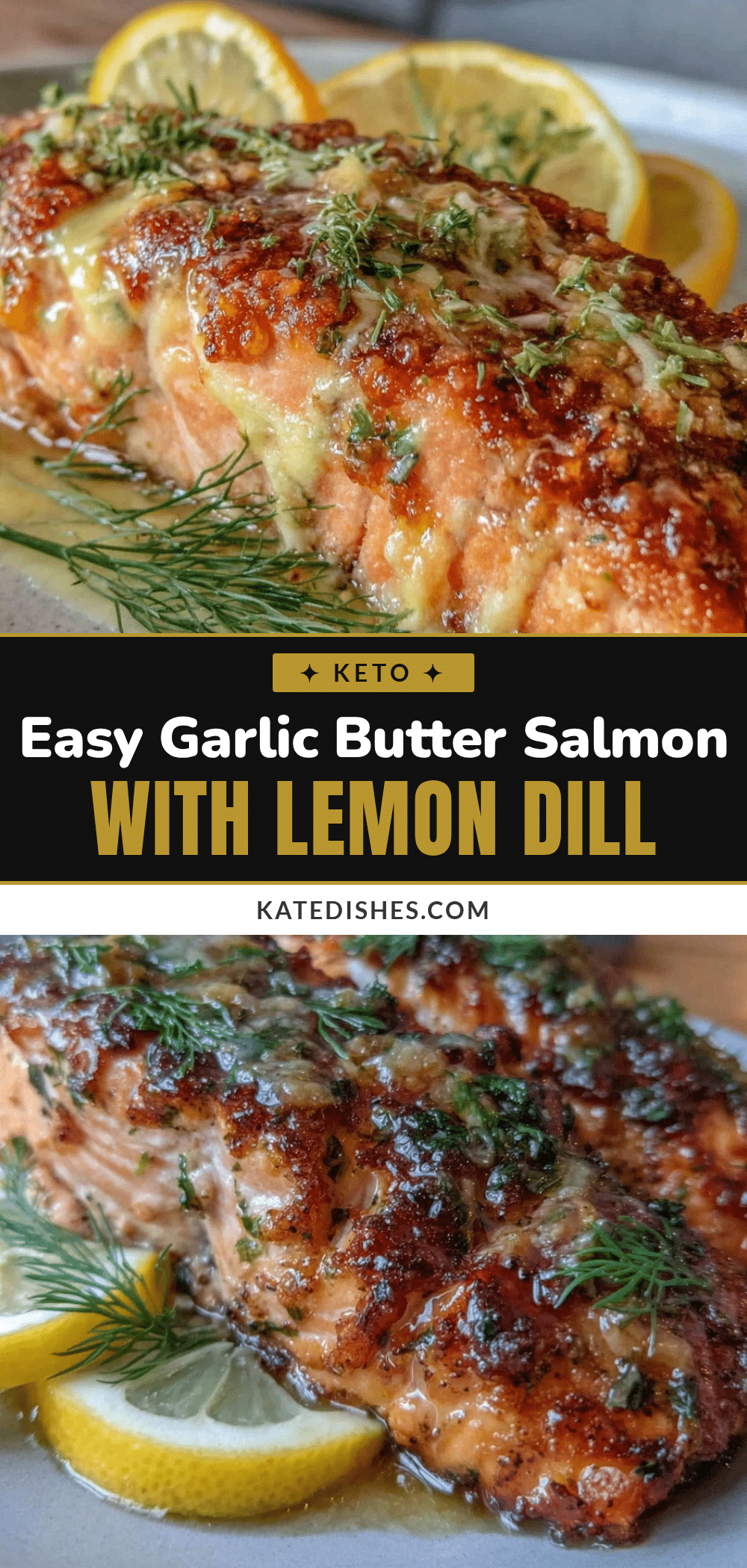 garlic butter salmon recipe