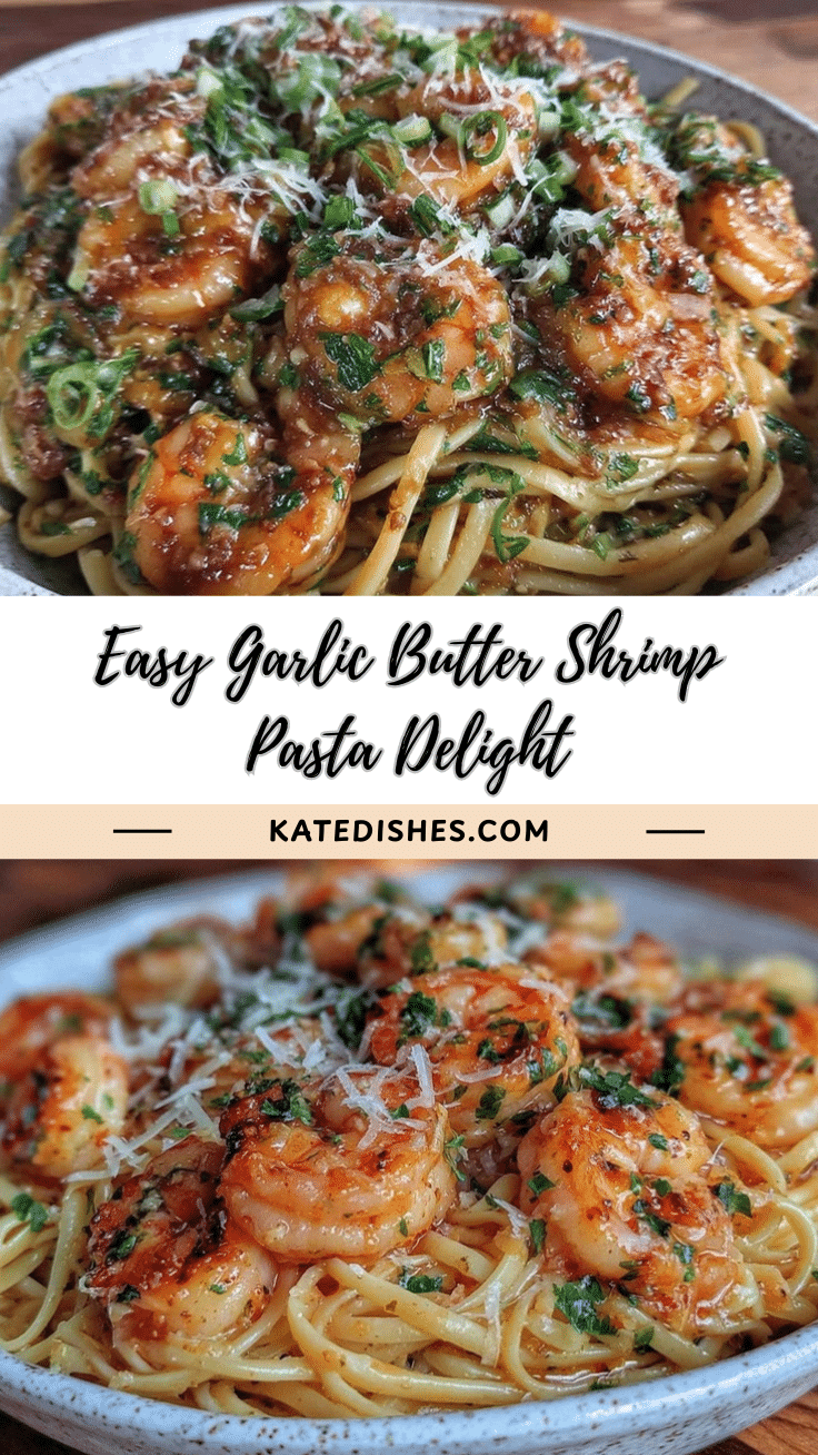 garlic butter shrimp pasta recipe