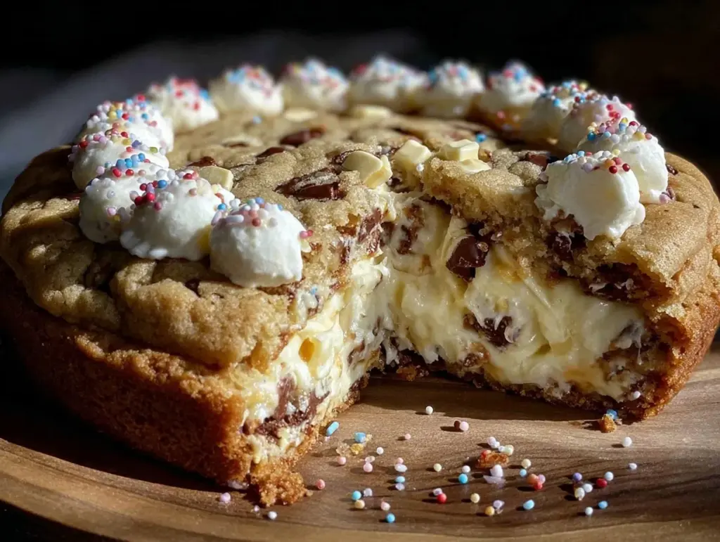 giant stuffed celebration cookie cake - featured image