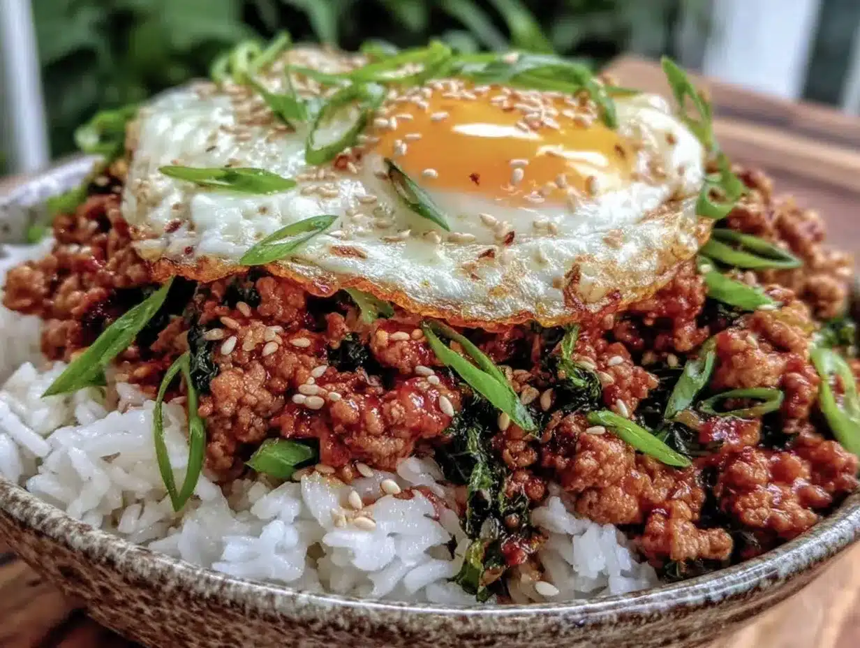 ginger scallion turkey rice bowl preparation steps