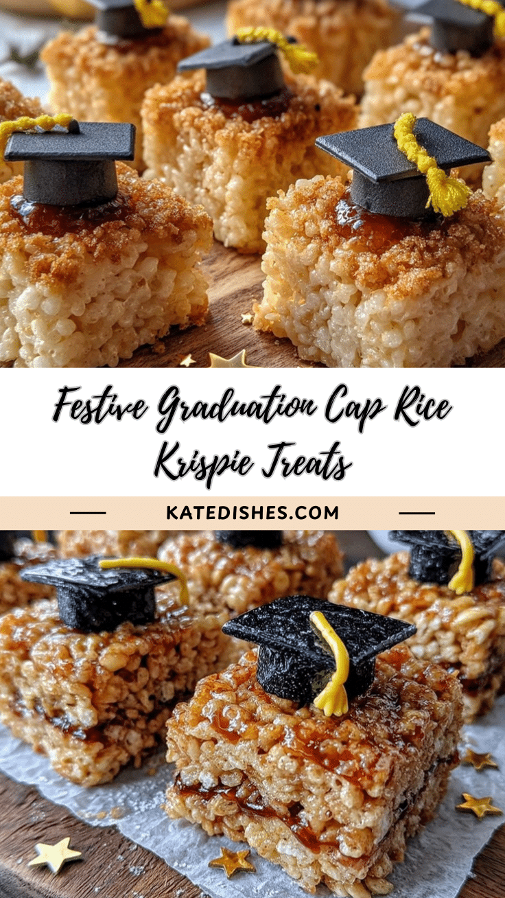 Graduation Cap Rice Krispie Treat Pops recipe