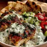 Greek chicken bowls - featured image