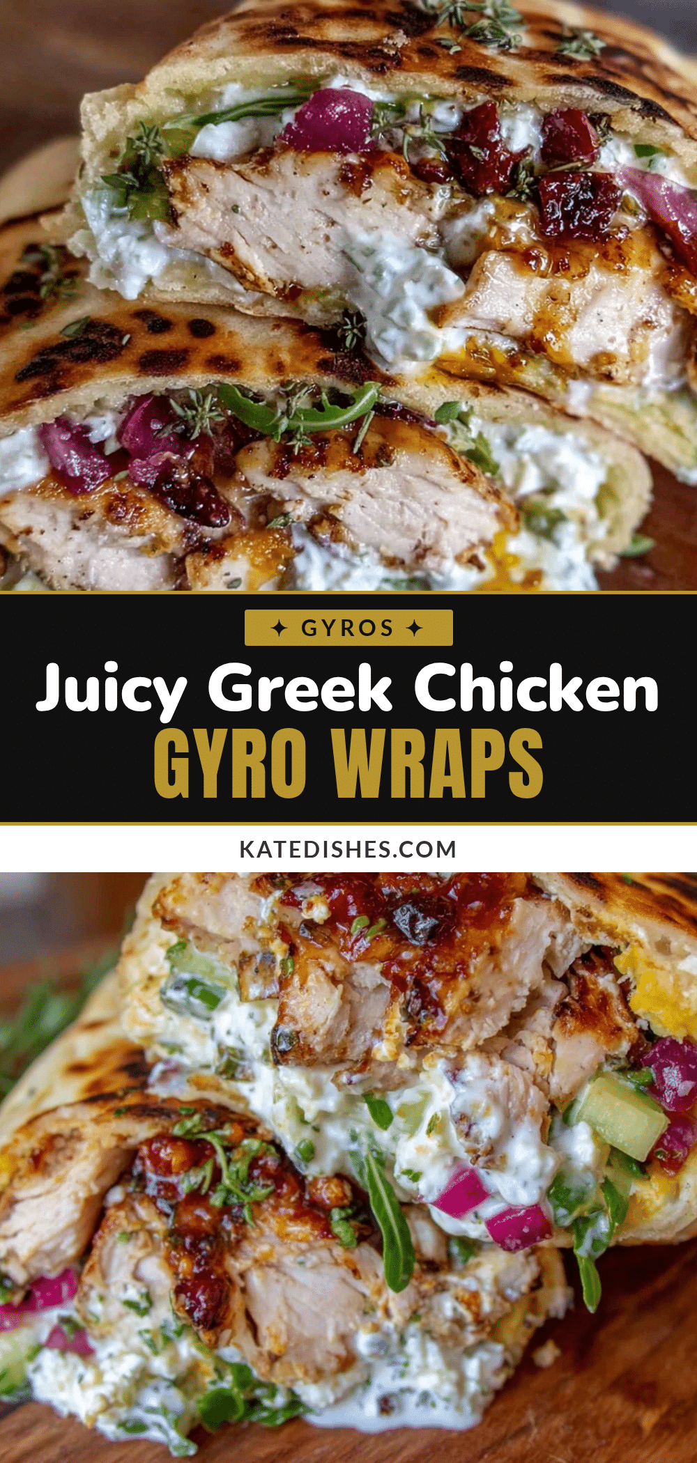 greek chicken gyro wrap recipe