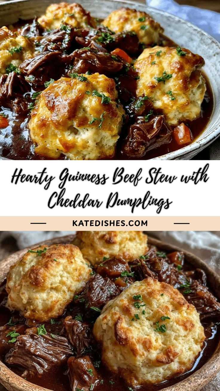 guinness beef stew with cheddar dumplings recipe