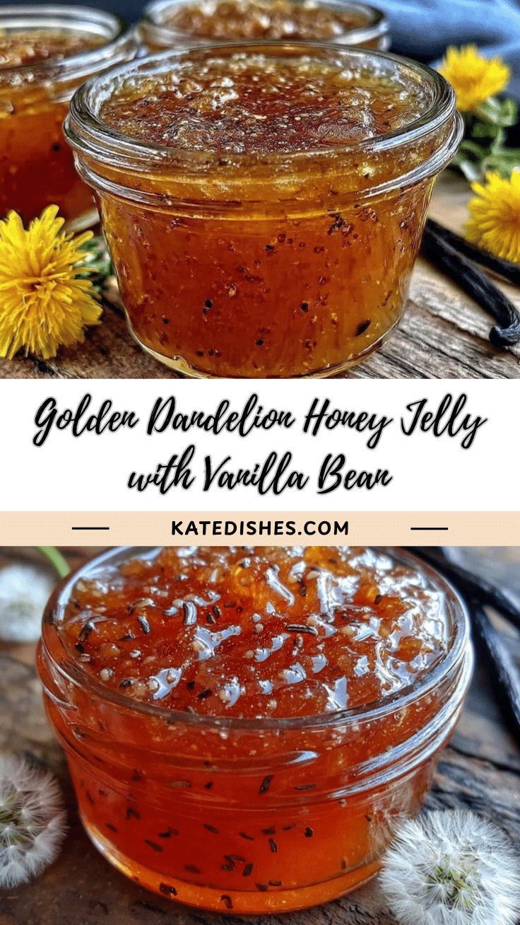 homemade dandelion honey jelly recipe