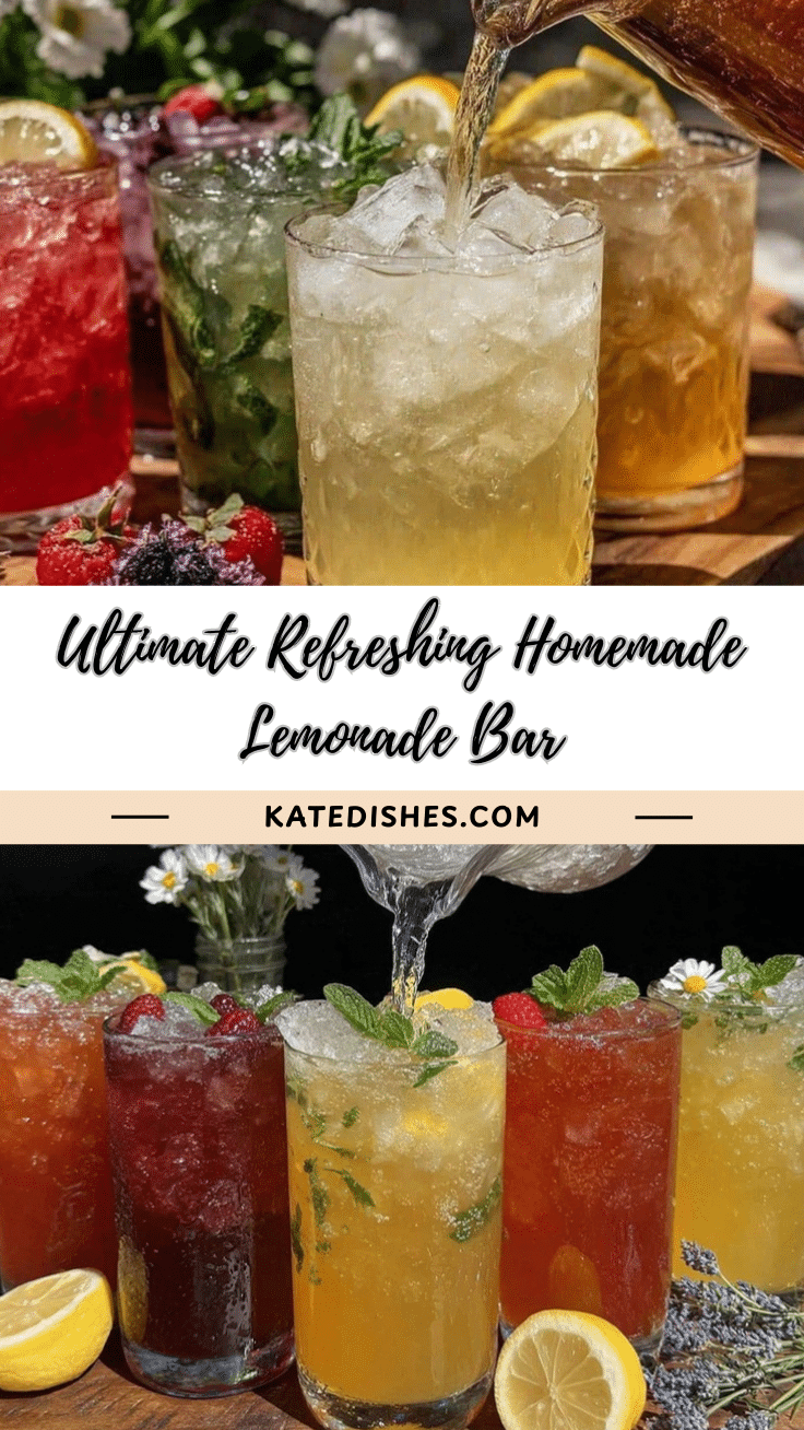 homemade lemonade bar recipe
