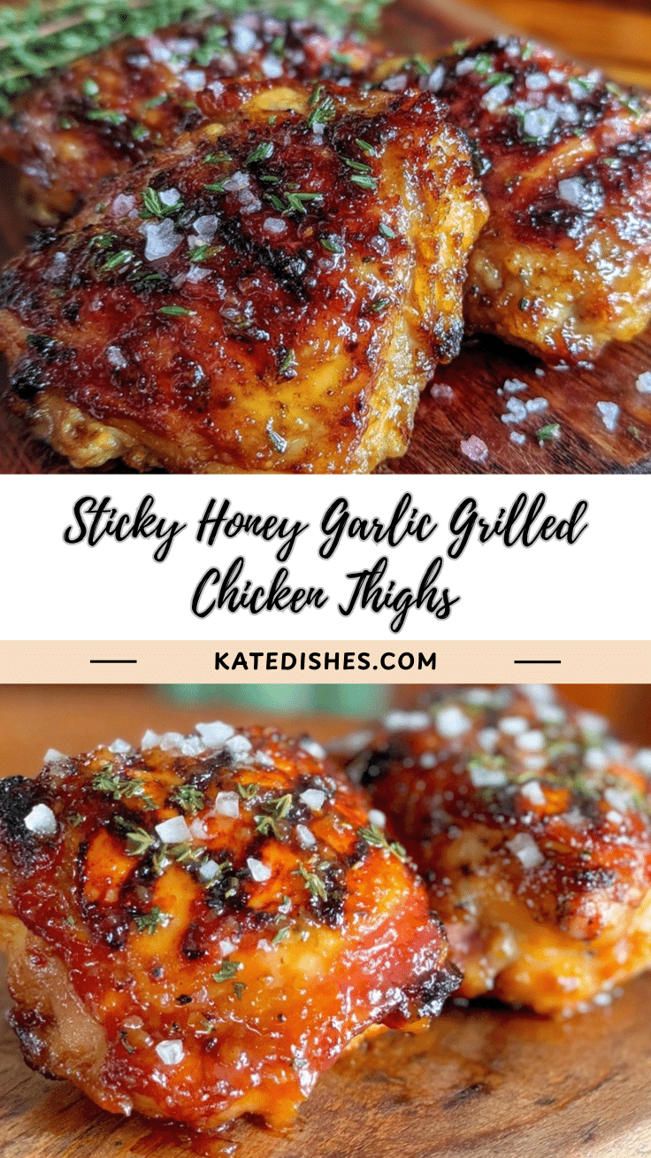 honey garlic grilled chicken thighs recipe