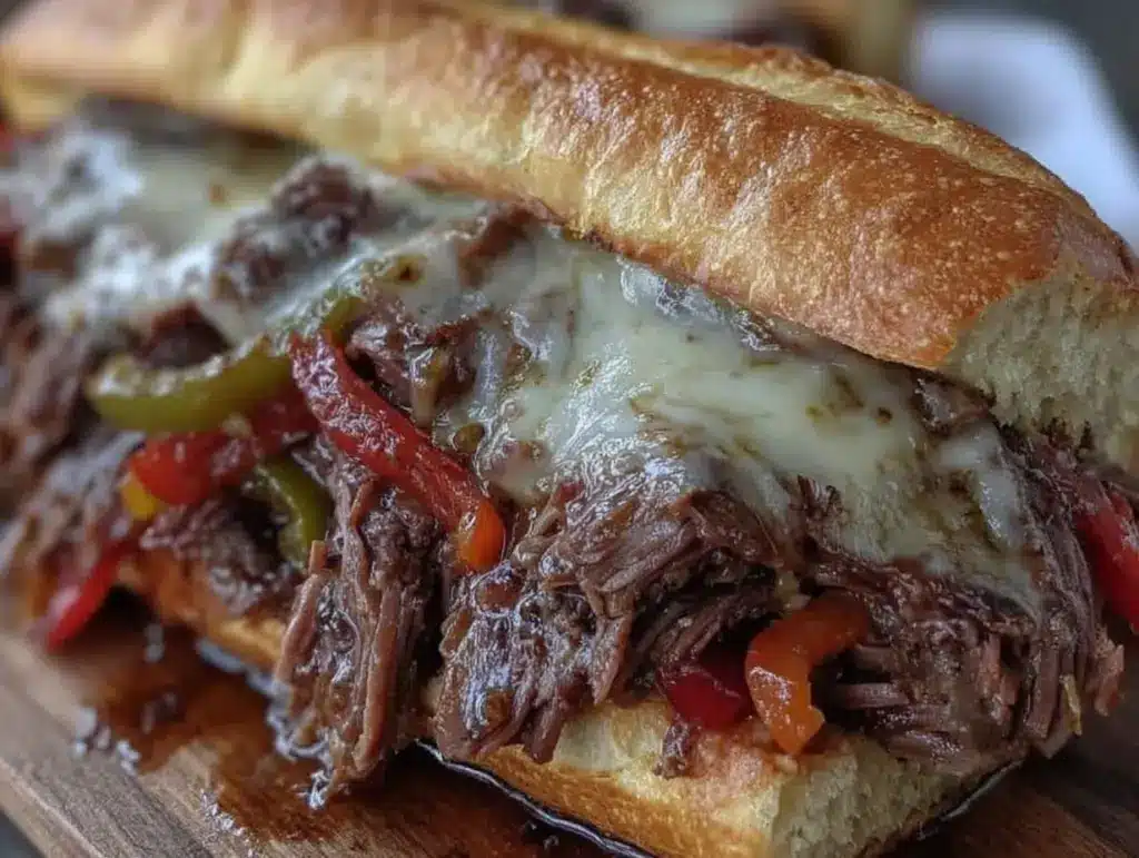 Italian Beef Chicago-Style Sandwich - featured image
