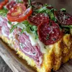 italian picnic sandwich loaf - featured image