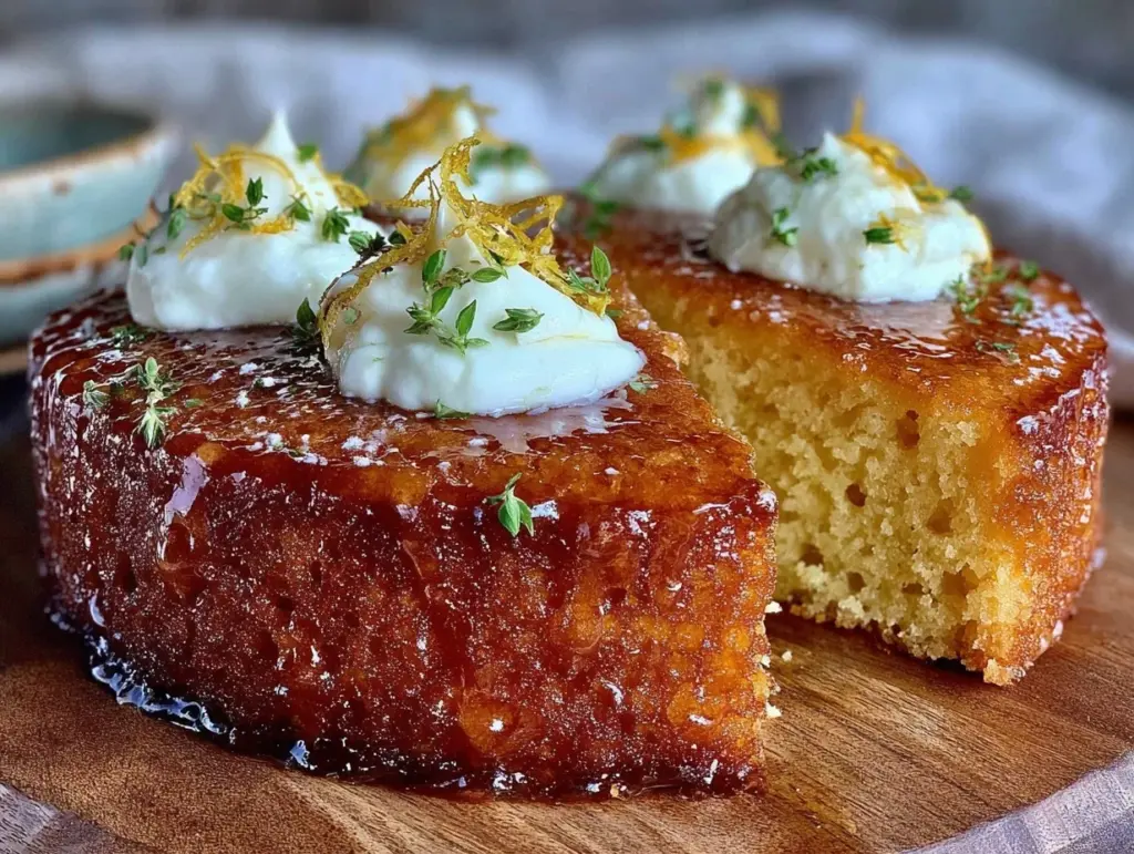lemon olive oil cake - featured image