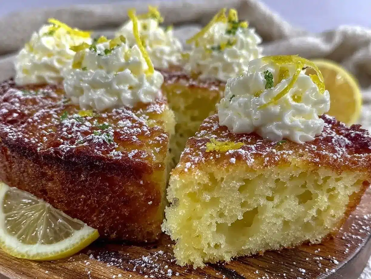 lemon olive oil cake preparation steps