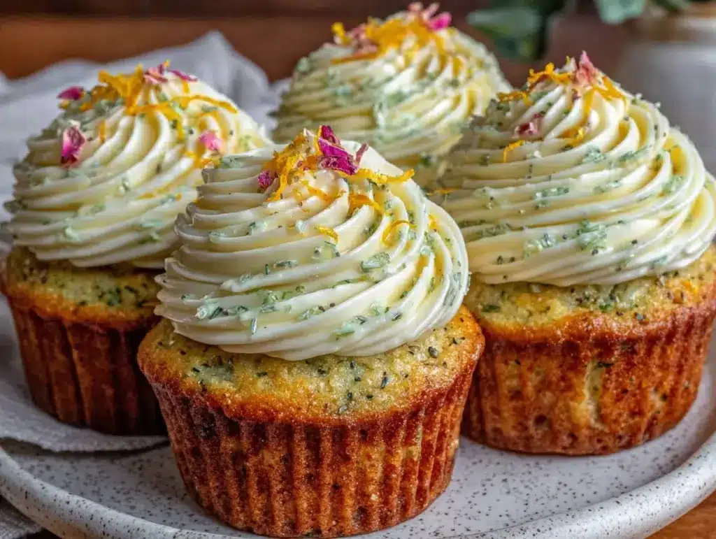 lemon poppy seed cupcakes - featured image