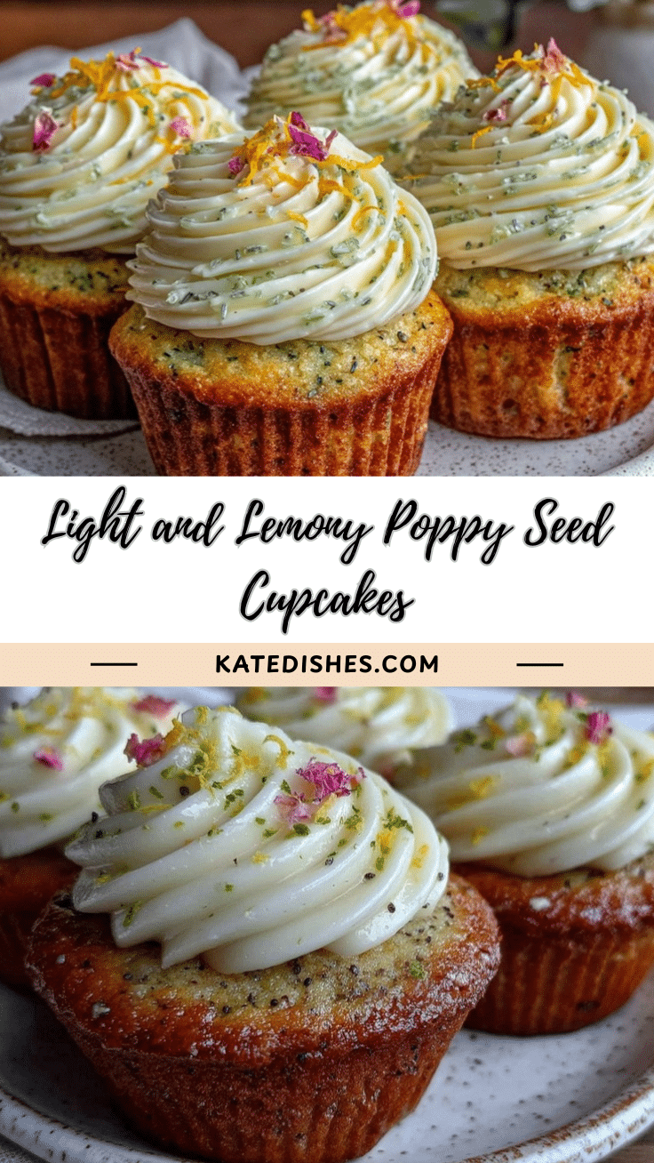 lemon poppy seed cupcakes recipe