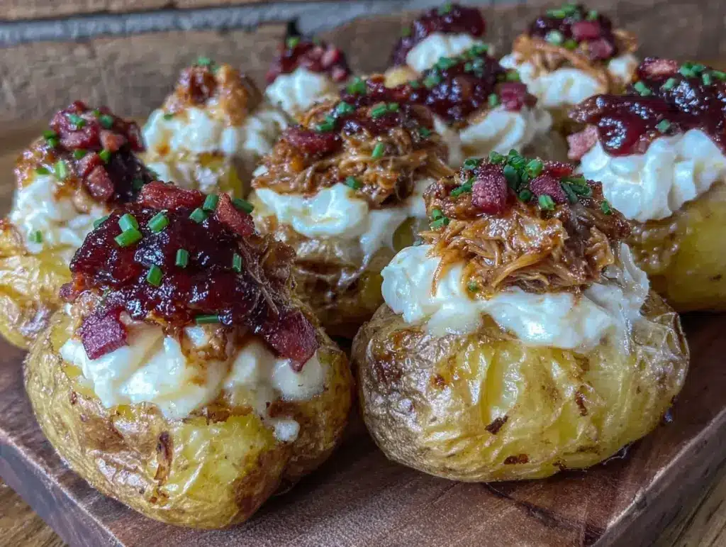 loaded baked potato bar - featured image