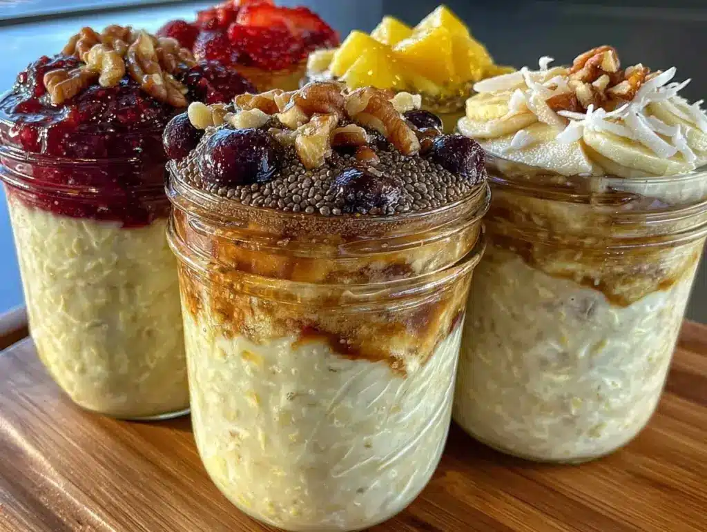 mason jar overnight oats - featured image
