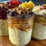 mason jar overnight oats - featured image
