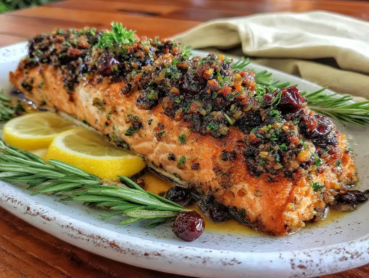 Mediterranean salmon recipe preparation steps