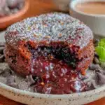 mexican hot chocolate lava cake - featured image