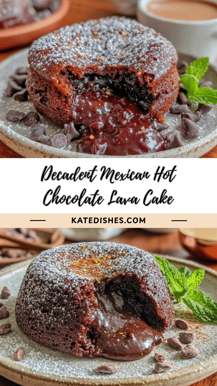 mexican hot chocolate lava cake recipe
