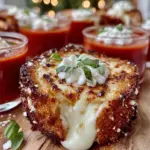 mini grilled cheese and tomato soup shooter cups - featured image