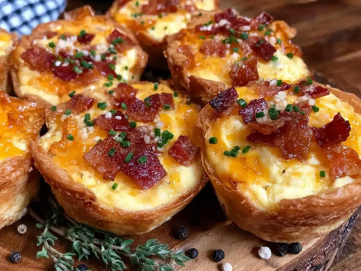 mini quiche Lorraine bites preparation steps