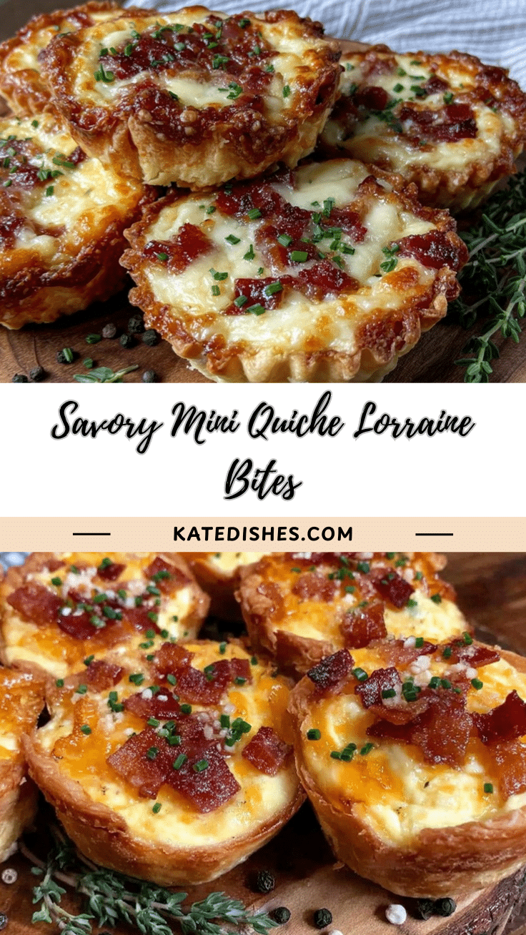 mini quiche Lorraine bites recipe