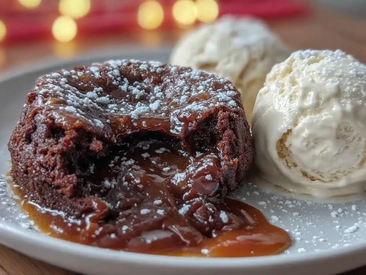molten dark chocolate lava cake for two preparation steps
