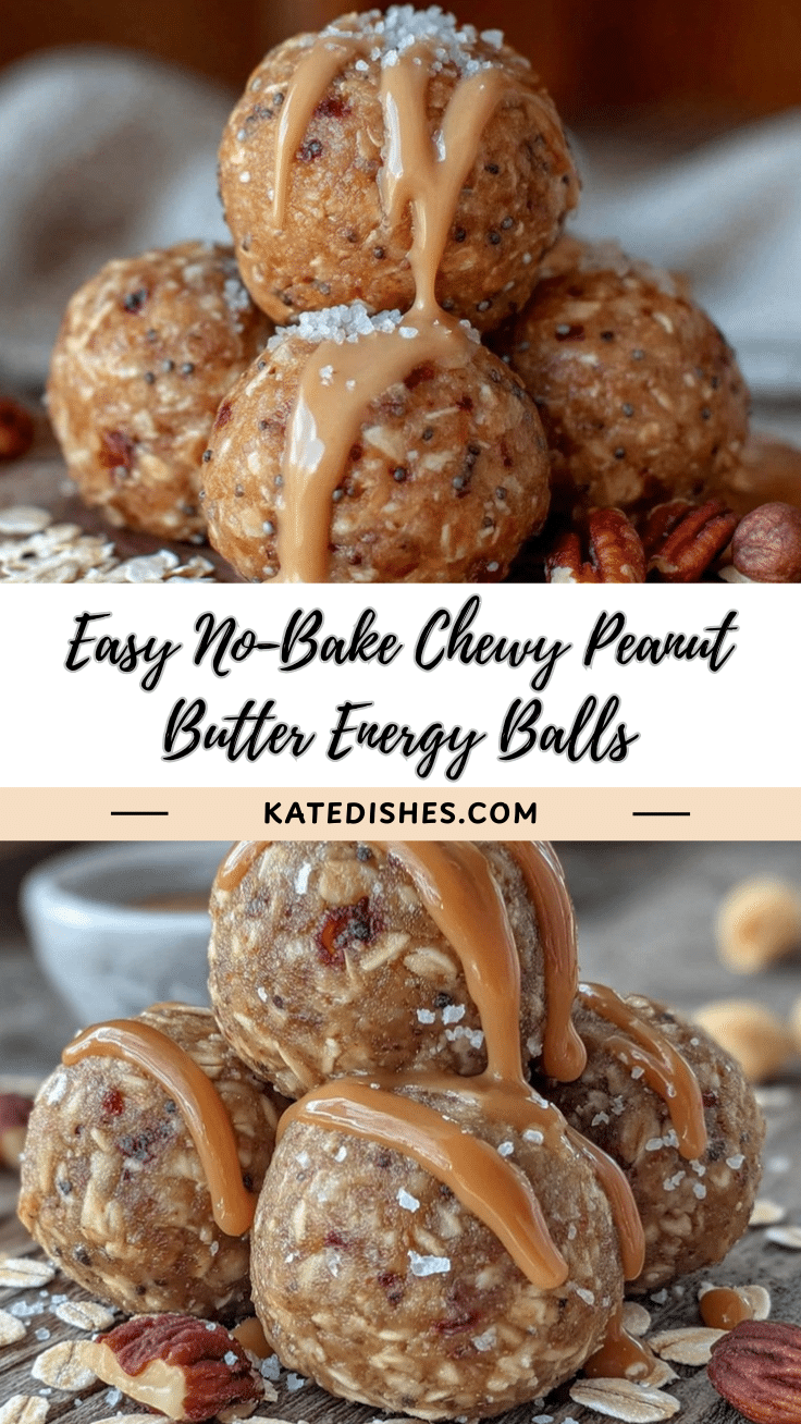 no-bake peanut butter oat energy balls recipe