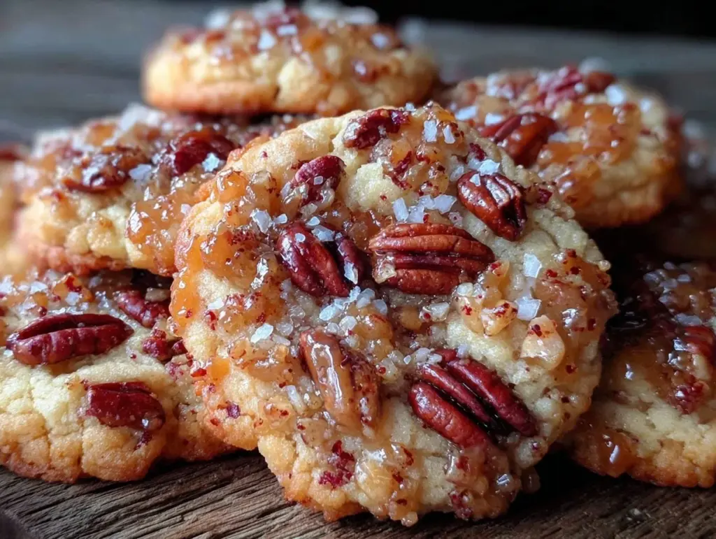 old-fashioned butter pecan cookies - featured image