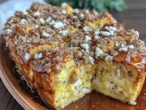 overnight french toast casserole - featured image