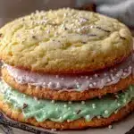 pastel vanilla bean sugar cookies - featured image