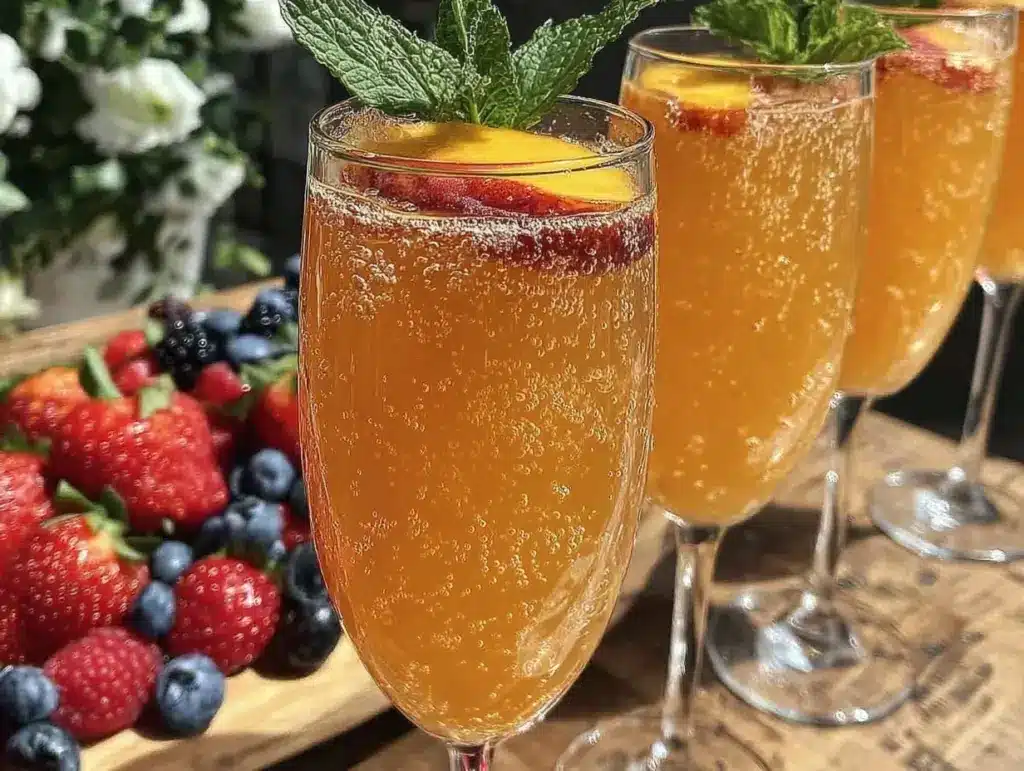 Peach Bellini Mimosa Bar - featured image