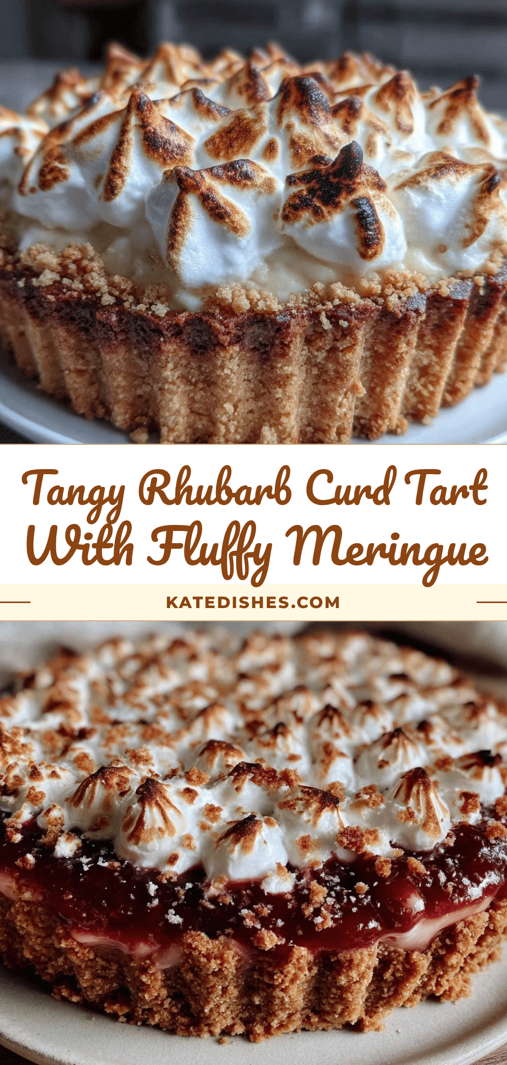 perfect rhubarb curd tart recipe