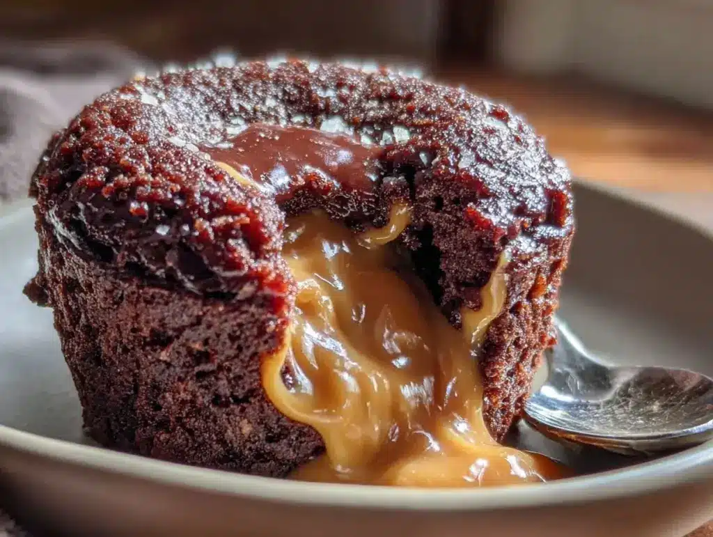 quick chocolate lava mug cake - featured image