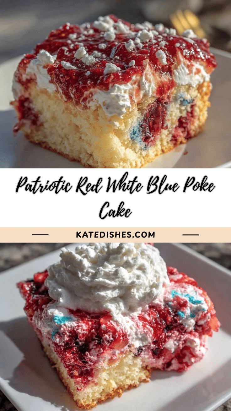 red white and blue poke cake recipe