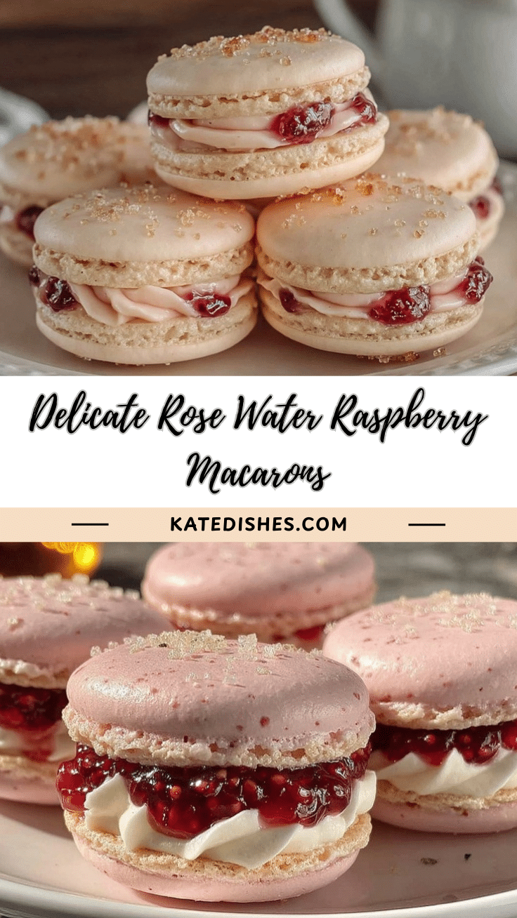 rose water raspberry macarons recipe