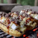 s’mores stuffed banana boats - featured image