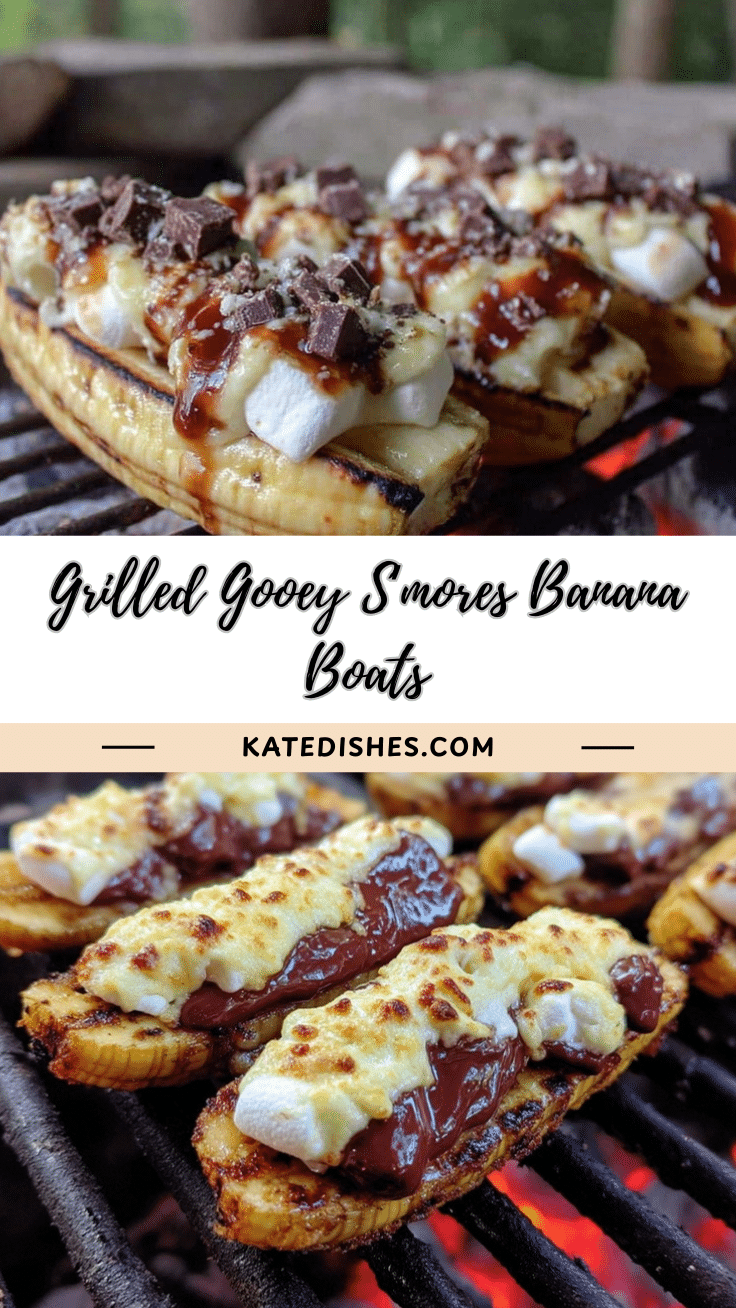 s’mores stuffed banana boats recipe