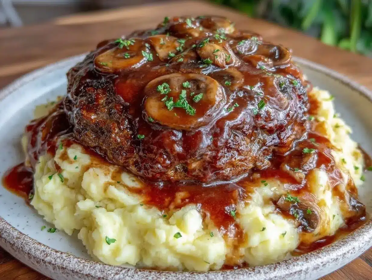 Salisbury steak recipe preparation steps
