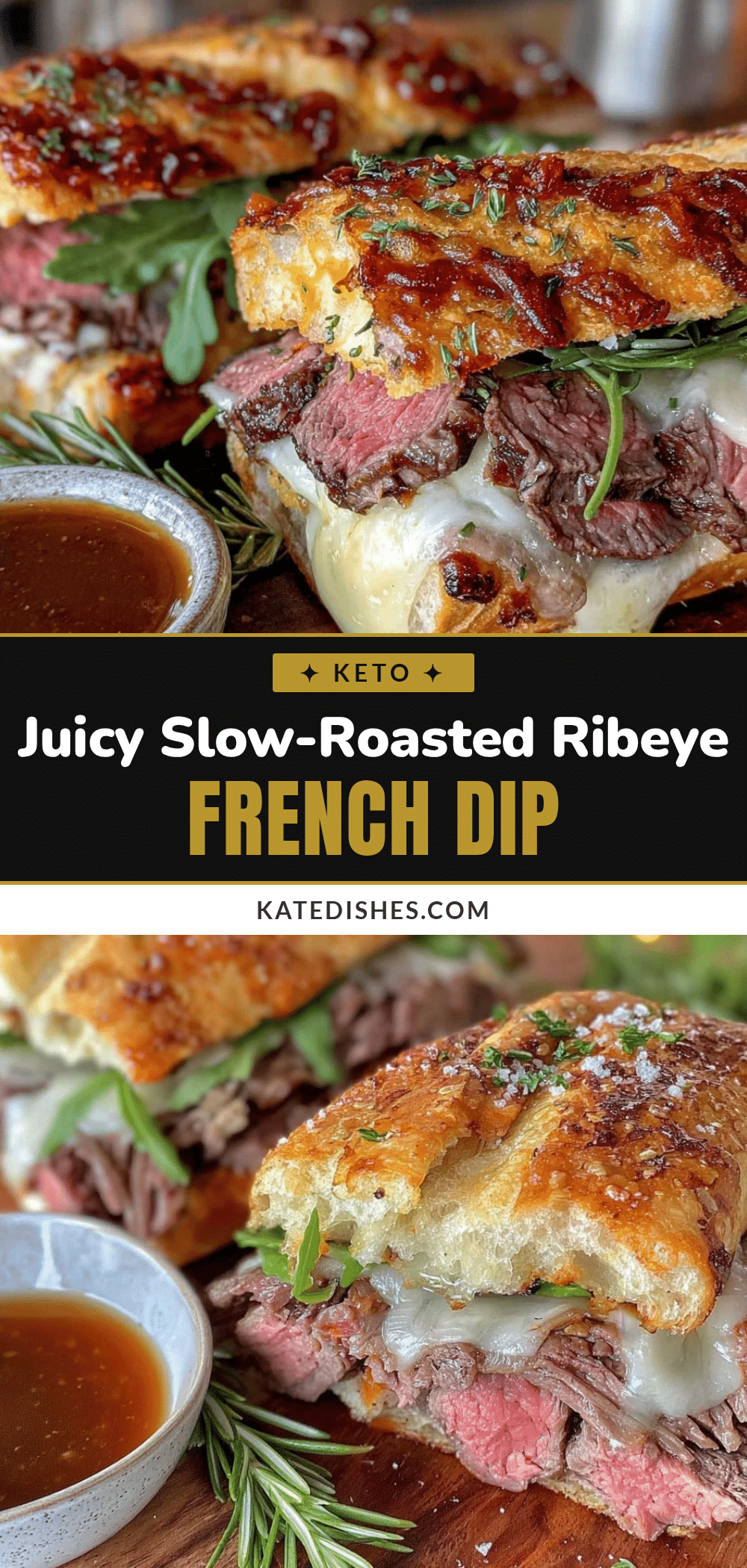 Savory French Dip Sandwich recipe