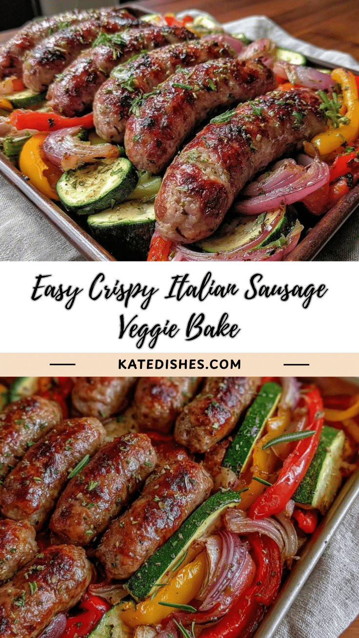 sheet pan sausage and veggie bake recipe
