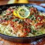 skillet chicken piccata - featured image