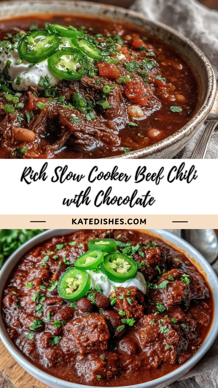 slow cooker beef chili recipe