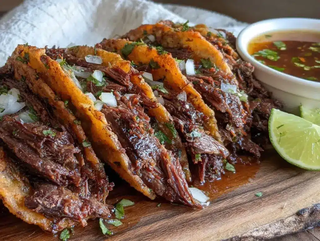 slow cooker birria tacos - featured image
